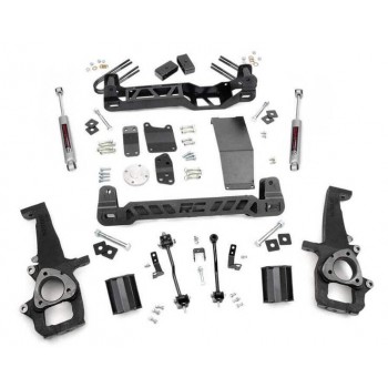 Rough Country 4" Lift Kit w-N3 Shocks 06-08 Dodge Ram 1500 4wd - Click Image to Close